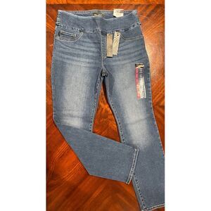 NWT‎ Lee womens slim fit mid rise sculpting jegging jeans size 12 short